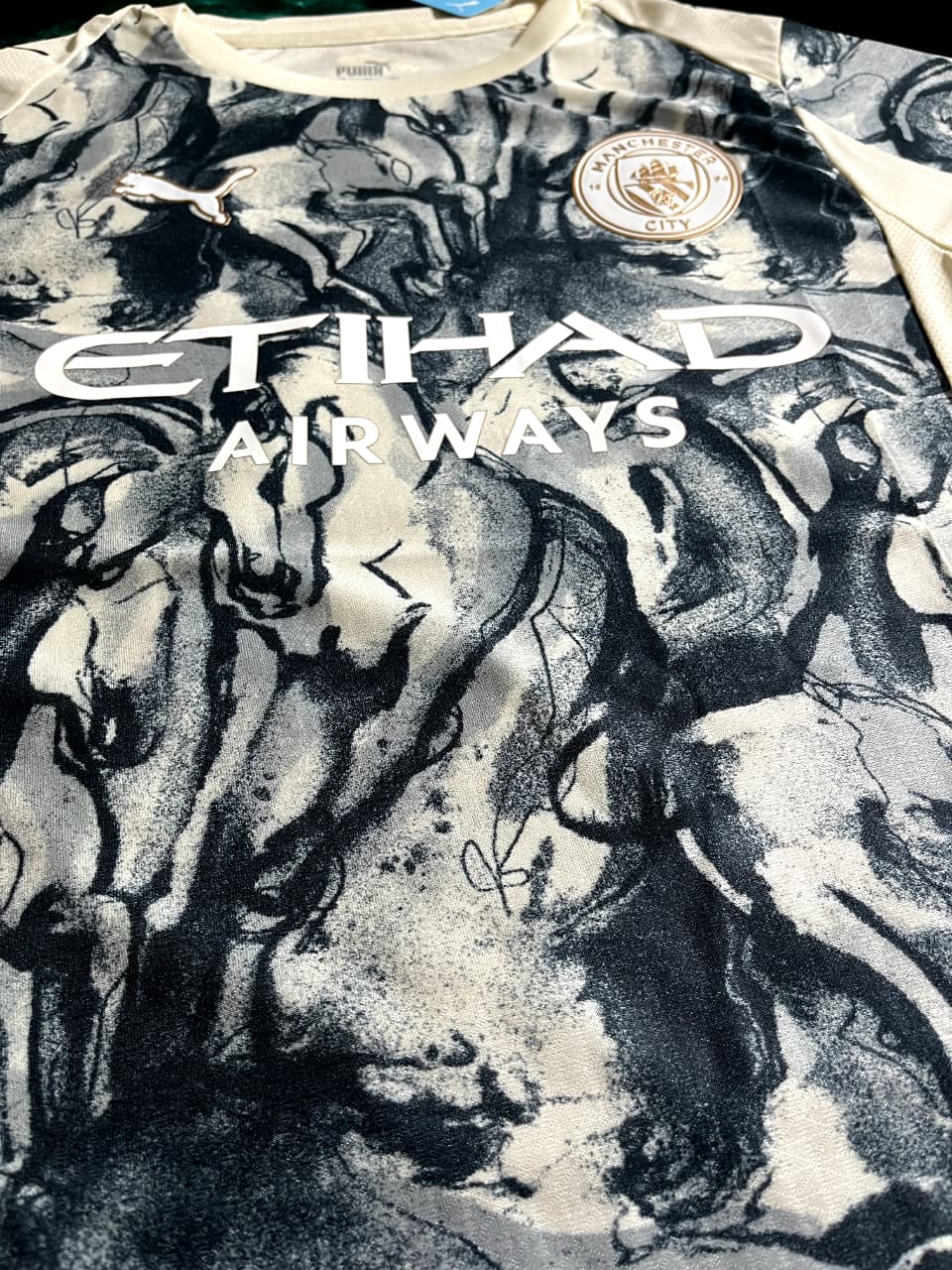 Manchester City Year of the Horse Jersey player edition